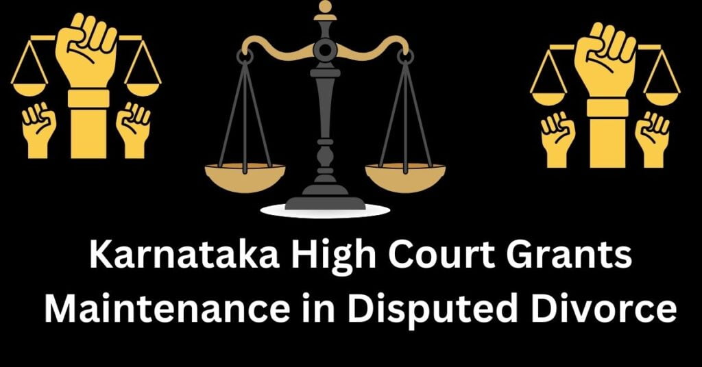 Maintenance Dispute Karnataka High Court Ruling 2538